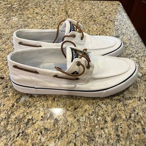 White Sperry size 13 boat shoes